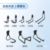 Ganchos de Parede de Ferro Forjado Ganchos para Armazenamento de Ferramentas de Tubo de Água de Garagem Suportes de Parede para Capacete de Bicicleta Ganchos Retos de Metal Pregos