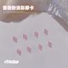 Macaroon Moca K9 Diamante Joyería para Uñas Luna Mariposa Amor Estrella Pequeña Decoración Armadura Hielo Uso al por Mayor