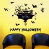Adesivos de Parede de Halloween Abóbora Aranha Fantasma Adesivos de Janela Decalques Removíveis Diversos para Festa Feriados