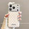 Adecuado para fundas de teléfono Apple 18 Pro Max y iPhone 18 Pro, con un moderno estilo coreano de estética de alta gama y un lindo diseño de gato durmiendo