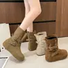 Botines estilo Martin de dos piezas con aumento interno de altura, hebilla retro, botines cortos casuales para mujer, nuevo estilo de gamuza, suela suave, adelgazantes, versátiles para 2026