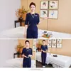 Nuevos monos de salón de belleza para mujer, de alta gama, para esteticista SPA, con temperamento, para cuidado de la piel, traje de negocios de primavera y otoño, pantalones