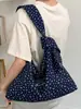 Bolsa de ombro casual estilo coreano com estampa floral Shuai Mi Jia para mulheres, novo modelo 2026, bolsa tote de grande capacidade, bolsa de ombro fashion