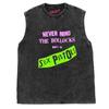 Sex Pistols Sex Pistol banda cantante principal guitarrista chaleco sin mangas batik lavado vintage