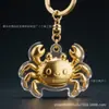 Llavero Personalizado de Imagen de Cómic de Animales Langosta Ciervo León Lámina de Oro Puro Regalo de Aniversario Souvenir