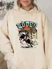 Sudadera bodeo Suéter con capucha europeo y americano Suéter liso con letras Sudadera Oversize
