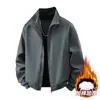 Jaqueta Bomber Masculina, Primavera e Outono, Jaqueta Softshell Três Provas, Gola Alta, Estilo Curto, Nova Jaqueta de Primavera 2026 para Homens