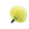 Conjunto de Metal 1,8mm Plug Anal Bola de Pelo de Coelho Clipe Brinquedo de Quintal Brinquedo Pequeno Fornecimento Direto do Fabricante