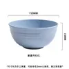 Comercio Exterior Transfronterizo Vajilla de Paja de Trigo 15cm Tazón para Sopa Plástico Anticaída Hogareño Tazón para Comer Tazón para Fideos Instantáneos Tazón para Niños