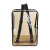 Directo de Fábrica Mochila Transparente de PVC Minimalista Moderna Venta al por Mayor Red Social Gran Capacidad Doble Hombro Moda Bolso Escolar