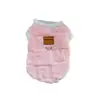 Ropa para perros y gatos transfronteriza, modelos de otoño e invierno, forrada de polar, engrosada, chalecos cálidos, ropa para mascotas para perros pequeños y medianos, venta al por mayor desde la fuente