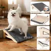 Escada de Escalada Completa para Pets com Ângulo Baixo, Rampa de Madeira para Cães Idosos, Escadas de Madeira Antiderrapantes para Pets
