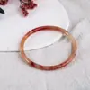 Explosões passo a passo imitação de vidro jade pulseira tilintante rosa murcho acessórios antigos passo proibido amigas pulseira fina atacado