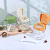 Caixa Organizadora de Potes de Temperos Domésticos Suprimentos de Cozinha Conjunto de Potes de Vidro para Temperos Pote de Sal Recipiente de Garrafa de Tempero Selada