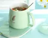 Caixa de Presente para Caneca de Temperatura Constante Conjunto de Canecas Cerâmicas de 55 Graus Caneca Aquecedora de Isolamento para Leite Pode Imprimir Logo Caneca Térmica Caneca de Água Doméstica
