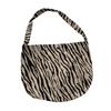 Bolso de Lona para Mujer de un Hombro, Moderno, con Estampado de Leopardo, Tipo Sobaco, Simple, de Gran Capacidad, Otoño Nuevo, Versátil, Moderno, Tipo Cubo