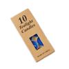 Vela de té con cera para calentar té, sello de pintura ignífuga, paquete de 10, aislamiento de té hervido, romántica, redonda, con 1,5 horas de llenado