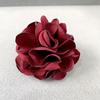 Corsage de Tela de Flores Coreanas Flor de Rosa Broche de Doble Uso para Hombres y Mujeres Borde Quemado a Mano Broche Versátil Venta al por Mayor