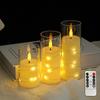 Vela Eletrônica Vela LED Luz de Vela Controle Remoto Copo de Vela Simulada Aniversário Criativo Casamento Balanço Adereços Celebração de Casamento