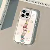 Estuche para iPhone 17 Pro Max Cream Mirror Apilable Compatible con Shin-Chan Aceite 16 Nuevo 15 Dibujos Animados 14 Piezas