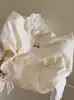 """Creme de Caramelo Cavalinho"" Textura Macia Estilo Menina Fofo Algodão Puro Roupa Íntima 10A Antibacteriano Gancho Estendido"""