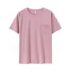 Top de pijama de cuello redondo 2026 para mujer, Algodón, Agradable para la piel, Fresco y transpirable, Ropa de casa para mujer, Ropa exterior de verano, Holgado y casual