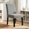Funda de Silla con Patrón de Maíz, Funda de Silla Elástica Engrosada para Sillas de Mesa de Comedor en Casa, Funda de Silla de Cobertura Total Simple para Hotel y Restaurante