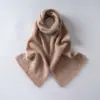 Venta al por mayor de fábrica 100% Cachemir Transfronterizo Otoño/Invierno Nuevo Felpa Moda Grueso Cálido Braga para el Cuello Protector de Cuello Bufanda de Protección contra el Frío