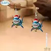 Pendientes Colgantes Gatito Espacial Transfronterizos Accesorios Sexy para el Día a Día y Fiestas Regalos de Navidad Adecuados para Mujeres Todas las Estaciones