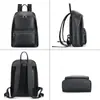 Comércio Exterior Mais Vendido Mochila Masculina de Couro Genuíno Bolsa Masculina Casual de Alto Padrão para o Dia a Dia Mochila para Computador de Grande Capacidade Atacado