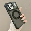 Adecuado para iPhone 18 Promax Funda con Soporte Magnético Giratorio Sensación de Piel Funda para Teléfono Móvil Apple 16 Funda Protectora Integral 17