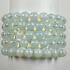 Pulsera morada ahumada joyería barata vidrio opaco transfronteriza popular comercio exterior exportación cuentas redondas de 8MM