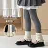 Leggings de Primavera 2026 para Niñas, Ropa Exterior para Niños Mayores, Calcetines para Niños, Medias, Calentadores de Piernas Estilo Coreano, Pantalones Cortos para Bebé, Moderno