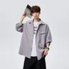 Camisa de Manga Corta Holgada Estilo Americano de Seda Helada para Hombre, Tallas Grandes, Estilo de Marca Moderno, Camisa Fresca y Versátil de Media Manga
