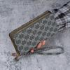 2024 Nueva Cartera Larga para Mujer Nicho Clutch Doble Cremallera Moda Degradada Cartera Multitarjetas Bolso de Mujer