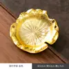 Posavasos de Aleación Aislante de Calor Antiescaldante Japonés Soporte para Taza de Estaño Cobre Antiguo Creativo Tapete para Taza de Té Accesorios para Tetera Lote de Tapete Metálico