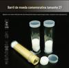 Cilindro de Moedas Comemorativas de Ferrovia de Alta Velocidade, Rolo Completo de Moedas Aeroespaciais, Moeda do Zodíaco de 10 Yuan, Caixa Protetora Vazia de 27mm