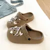 Estilo Relajado BirkenstockZuecos Planos de EVA para Mujer para Verano, Cómodos y Versátiles para el Viaje Diario y el Uso al Aire Libre, Sandalias de Punta Cerrada