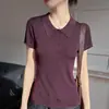 Camiseta de Punto de Manga Tres Cuartos Nueva Colección Primavera-Verano para Mujer, Pulóver con Cuello de Solapa, Top Delgado Fresco y Transpirable que Luce Delgado