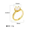 Europa y Estados Unidos joyería de moda transfronteriza cien personalidad apertura ajustable diamante mariposa estrella amor cobre micro incrustación anillo