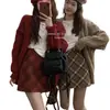 Nueva Falda Corta de Lana de Estilo Coreano Chic para Otoño e Invierno 2026, de Cintura Alta, Gruesa, Línea A, que Cubre el Cuerpo y Luce Adelgazante, Falda de Cuadros para Mujer