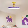 Lámpara Colgante Memphis Colorida para Restaurante Protección Ocular Nuevo Modelo 2025 Dopamina Bauhaus Lámpara Ovni Disco Redondo Mesa Redonda Luz Principal