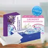 Versión de Comercio Exterior Empaque en Inglés Hojas para Lavar con Fragancia Duradera, Hojas Conservadoras de Color, Hojas Detergentes Antibacterianas y Eliminadoras de Ácaros para Limpieza Profunda