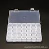 Caja de 28 Compartimentos, Herramientas de Manicura Se Pueden Abrir por Separado, Caja de Almacenamiento de Escritorio, Caja Transparente Moderna Simple para Joyería