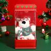 Llavero creativo de peluche de oso de Año Nuevo para coche, colgante para bolso de pareja del Año de la Serpiente, regalo pequeño, venta al por mayor