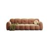 Tecido para Arranhar Gato Estilo Creme Francês Sala de Estar Apartamento Pequeno Módulo Cor de Nuvem Marshmallow Bloco de Cores Popular Cyber Tecido de Fileira Reta Sofá