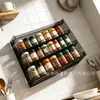 Estante de almacenamiento de pared para uso doméstico, estante multicapa desmontable para frascos de especias y condimentos, organizador de condimentos para cocina