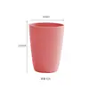 Taza de Paja de Trigo Más Vendida Transfronteriza, Taza Simple con Patrón Digital para el Hogar, Taza de Plástico Grande para el Hogar, Taza para Cepillarse los Dientes para Dormitorio