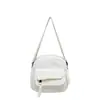 Pana 2025 Otoño/Invierno Nuevo Bolso de Mujer Sencillo de Moda Color Sólido Bolso de Hombro Bolso Cruzado Estilo Campus Ins Bolso de Moda