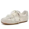 Zapatos Retro de Suela Blanda para Mujer 2025 Nueva Primavera Forrest Gump, Zapatos Casuales Súper Populares con un Sentido de Estar Pisando Mierda, Zapatos de Entrenamiento Moral de Suela Plana